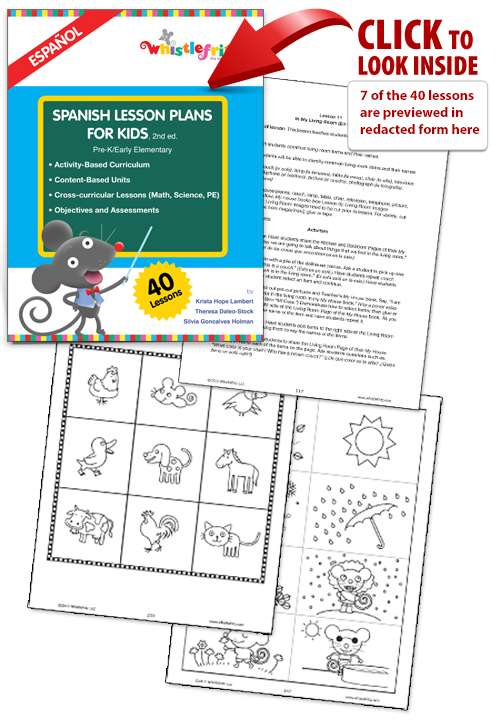 Spanish Lesson Plans For Kids Whistlefritz